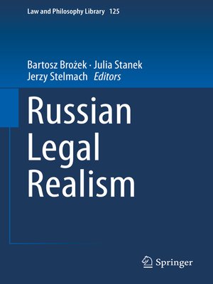 cover image of Russian Legal Realism